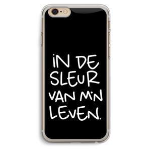 CaseCompany De Sleur: iPhone 6 Plus / 6S Plus Transparant Hoesje