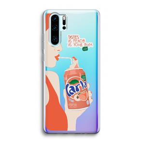 CaseCompany Peach please!: Huawei P30 Pro Transparant Hoesje