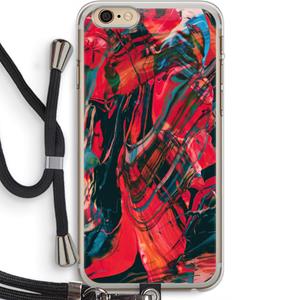 CaseCompany Endless Descent: iPhone 6 PLUS / 6S PLUS Transparant Hoesje met koord