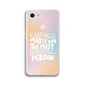 CaseCompany The prettiest: Google Pixel 3 XL Transparant Hoesje