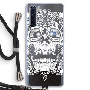 CaseCompany Seek & Destroy: Oppo A91 Transparant Hoesje met koord