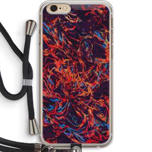 CaseCompany Lucifer: iPhone 6 PLUS / 6S PLUS Transparant Hoesje met koord