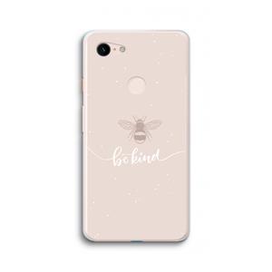 CaseCompany Be(e) kind: Google Pixel 3 XL Transparant Hoesje