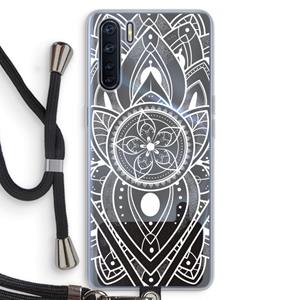 CaseCompany It's Complicated: Oppo A91 Transparant Hoesje met koord