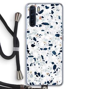 CaseCompany Terrazzo N°1: Oppo A91 Transparant Hoesje met koord