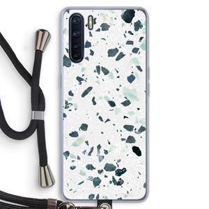 CaseCompany Terrazzo N°2: Oppo A91 Transparant Hoesje met koord
