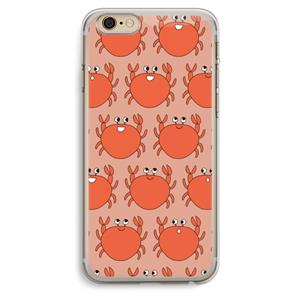 CaseCompany Krab: iPhone 6 Plus / 6S Plus Transparant Hoesje