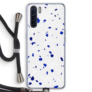 CaseCompany Terrazzo N°5: Oppo A91 Transparant Hoesje met koord