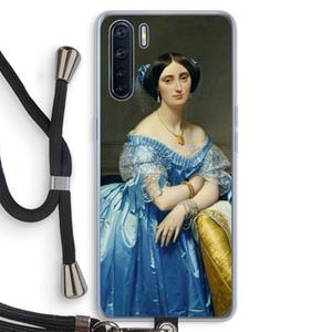 CaseCompany Eleonore: Oppo A91 Transparant Hoesje met koord