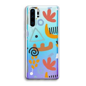 CaseCompany Abstract: Huawei P30 Pro Transparant Hoesje