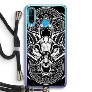 CaseCompany Oh Deer: Huawei P30 Lite Transparant Hoesje met koord