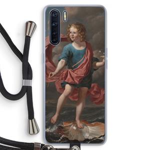 CaseCompany Soap Bubbles: Oppo A91 Transparant Hoesje met koord