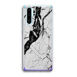 CaseCompany Witte marmer 2: Huawei P30 Pro Transparant Hoesje