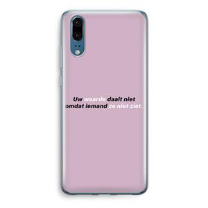 CaseCompany uw waarde daalt niet: Huawei P20 Transparant Hoesje