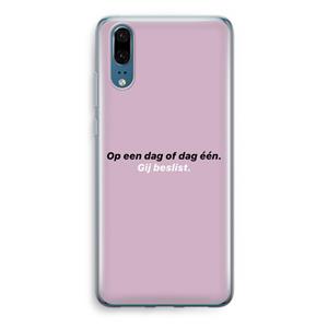 CaseCompany gij beslist: Huawei P20 Transparant Hoesje