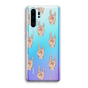 CaseCompany Rock: Huawei P30 Pro Transparant Hoesje