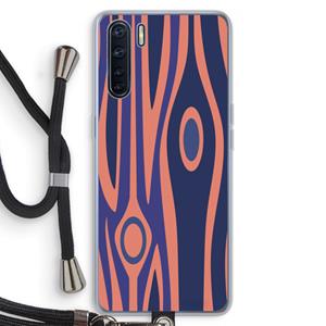 CaseCompany Bast A: Oppo A91 Transparant Hoesje met koord