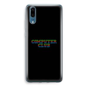 CaseCompany Retro: Huawei P20 Transparant Hoesje