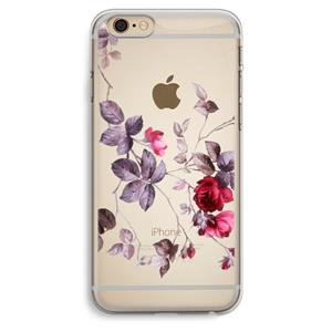 CaseCompany Mooie bloemen: iPhone 6 Plus / 6S Plus Transparant Hoesje