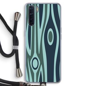 CaseCompany Bast B: Oppo A91 Transparant Hoesje met koord