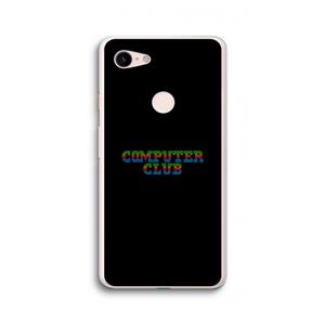 CaseCompany Retro: Google Pixel 3 XL Transparant Hoesje