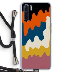 CaseCompany Baar A: Oppo A91 Transparant Hoesje met koord