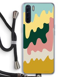 CaseCompany Baar B: Oppo A91 Transparant Hoesje met koord