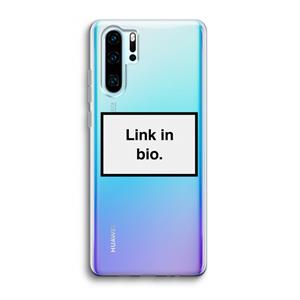 CaseCompany Link in bio: Huawei P30 Pro Transparant Hoesje