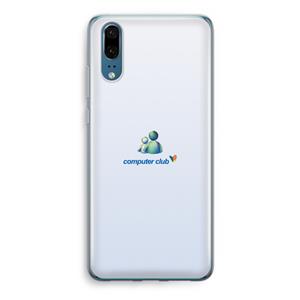 CaseCompany MSN: Huawei P20 Transparant Hoesje