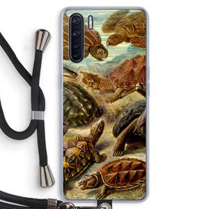 CaseCompany Haeckel Chelonia: Oppo A91 Transparant Hoesje met koord