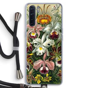 CaseCompany Haeckel Orchidae: Oppo A91 Transparant Hoesje met koord