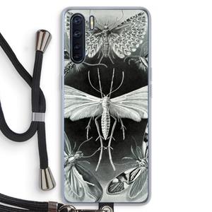 CaseCompany Haeckel Tineida: Oppo A91 Transparant Hoesje met koord