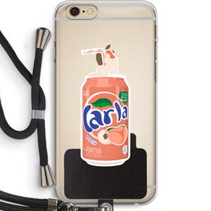 CaseCompany S(peach)less: iPhone 6 PLUS / 6S PLUS Transparant Hoesje met koord