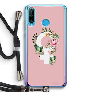 CaseCompany Venus: Huawei P30 Lite Transparant Hoesje met koord