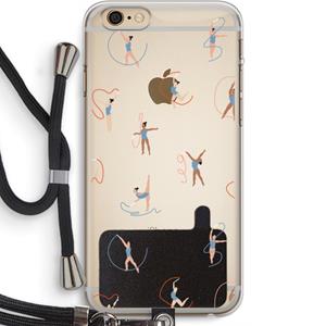 CaseCompany Dancing #3: iPhone 6 PLUS / 6S PLUS Transparant Hoesje met koord