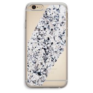 CaseCompany Gespikkelde marmer: iPhone 6 Plus / 6S Plus Transparant Hoesje
