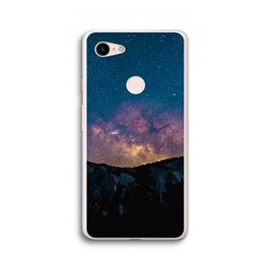 CaseCompany Travel to space: Google Pixel 3 XL Transparant Hoesje