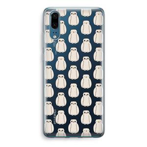 CaseCompany Uilen: Huawei P20 Transparant Hoesje