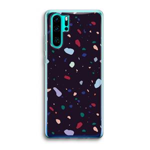 CaseCompany Dark Rounded Terrazzo: Huawei P30 Pro Transparant Hoesje