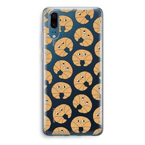 CaseCompany Croissant: Huawei P20 Transparant Hoesje
