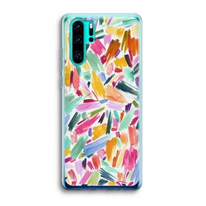 CaseCompany Watercolor Brushstrokes: Huawei P30 Pro Transparant Hoesje