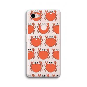 CaseCompany Krab: Google Pixel 3 XL Transparant Hoesje