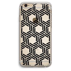 CaseCompany Geometrisch patroon: iPhone 6 Plus / 6S Plus Transparant Hoesje