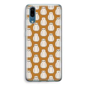 CaseCompany Uilen: Huawei P20 Transparant Hoesje