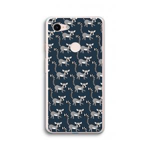 CaseCompany Makis: Google Pixel 3 XL Transparant Hoesje