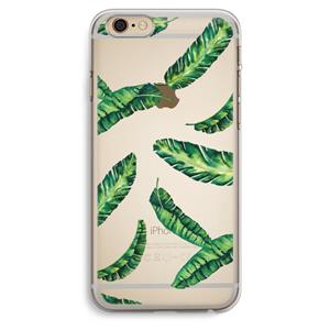 CaseCompany Lange bladeren: iPhone 6 Plus / 6S Plus Transparant Hoesje