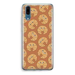CaseCompany Croissant: Huawei P20 Transparant Hoesje