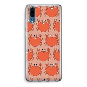 CaseCompany Krab: Huawei P20 Transparant Hoesje