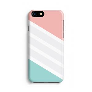 CaseCompany Strepen pastel: Volledig Geprint iPhone 7 Hoesje