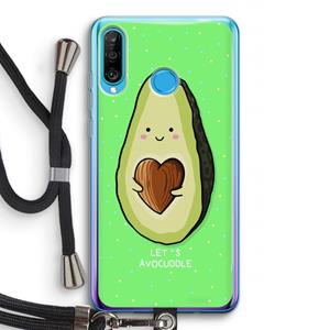 CaseCompany Avocuddle: Huawei P30 Lite Transparant Hoesje met koord
